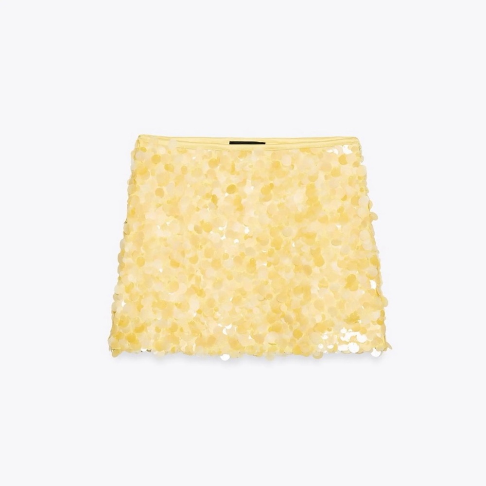 Zara Yellow Mini Skirt Sold Out!